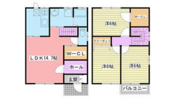 姫路駅 バス25分  田寺東３丁目下車：停歩6分 1階の物件間取画像